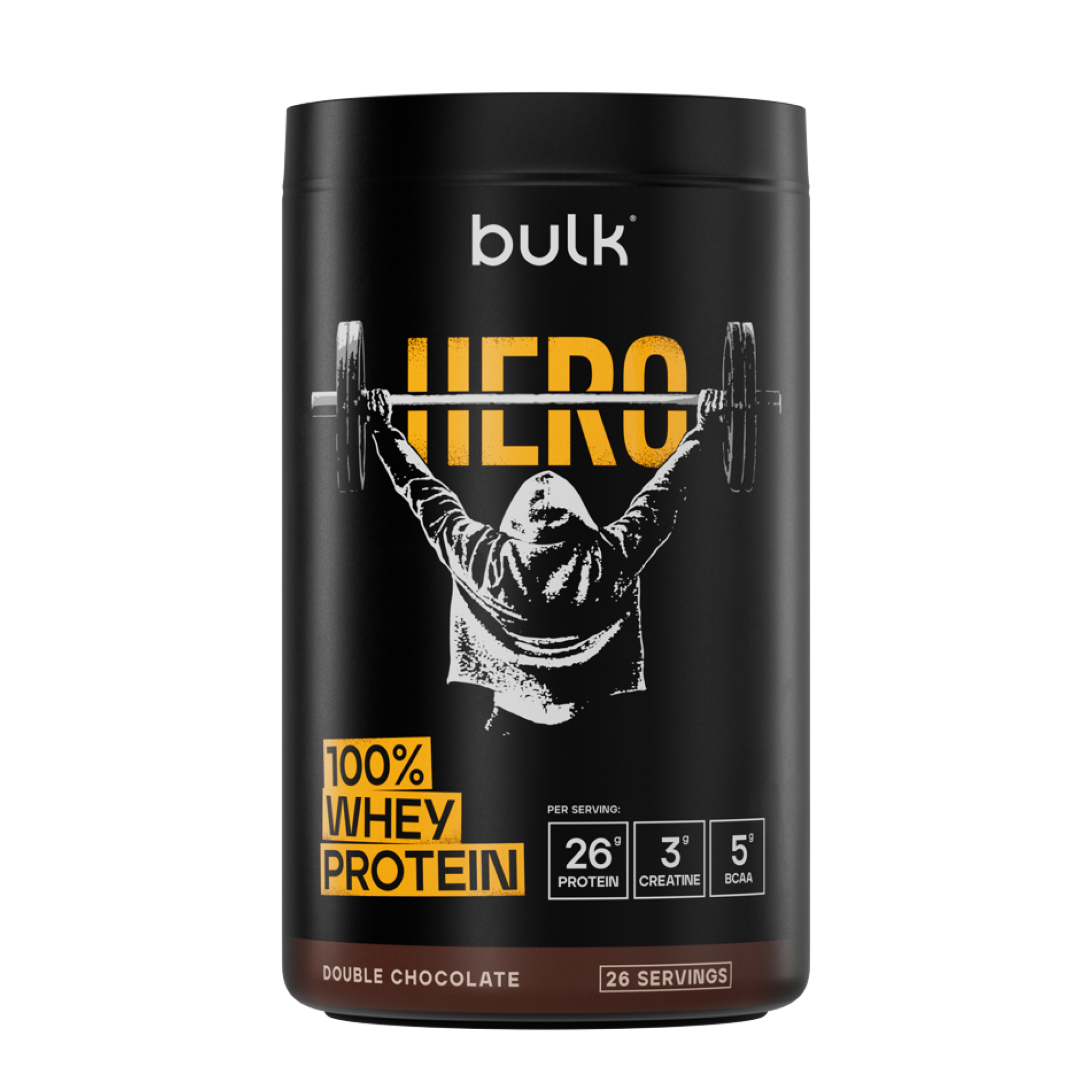 Bulk Hero Whey protein tub