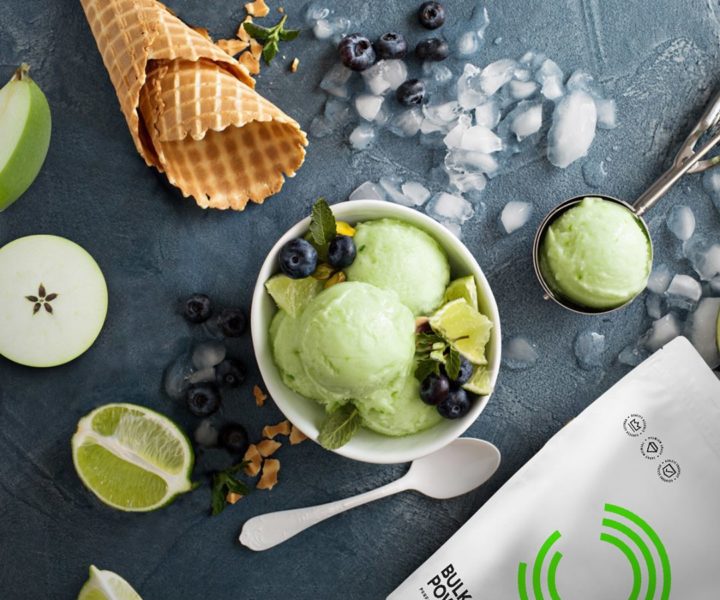 Apfel-Limette-BCAA-Sorbet