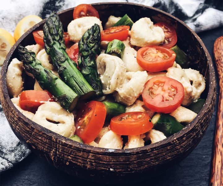 vegane Pasta mit Cashew-Sauce