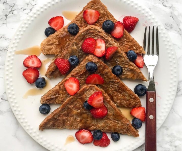 veganer Vanille-French Toast