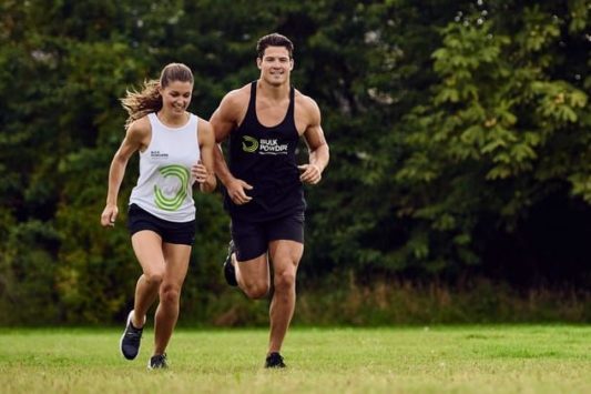 Lauftraining für Gewichtheber