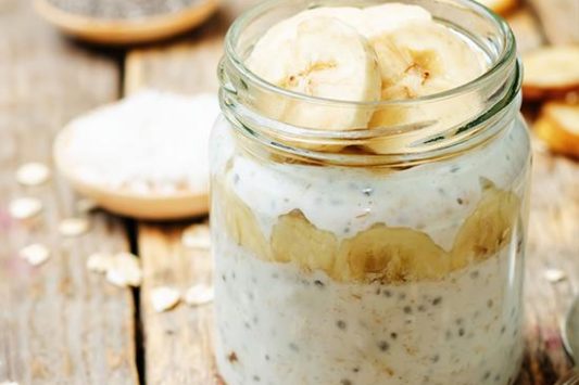 Chiapudding mit Vanille & Banane