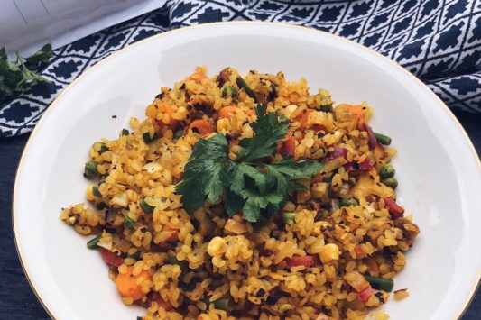 vegane Paella (low Carb)