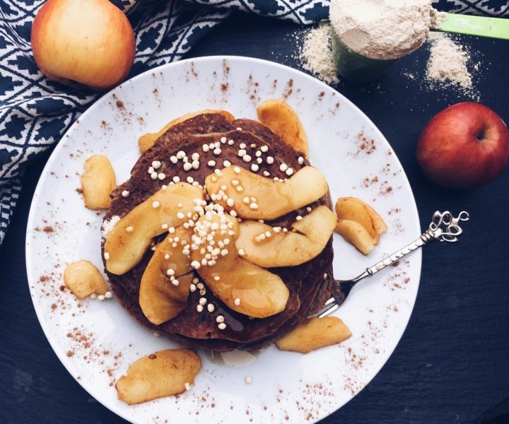 Apfel-Pancakes