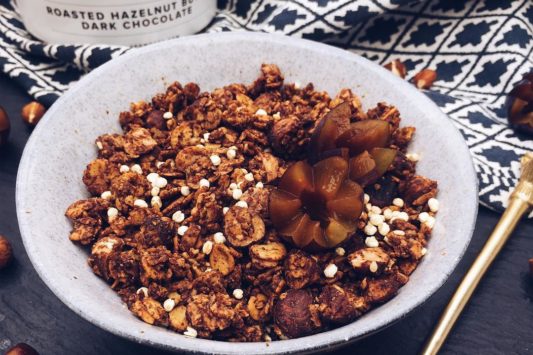 Schoko-Haselnuss-Granola