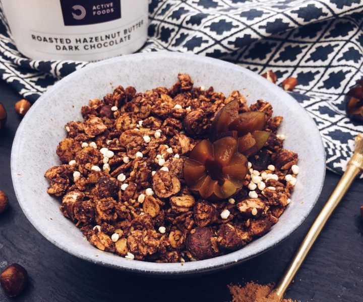 Schoko-Haselnuss-Granola