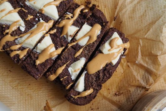 White Chocolate Brownie Bread