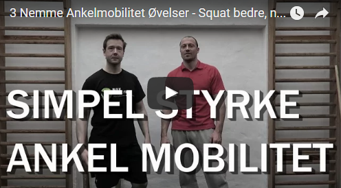 ankelmobilitet øvelser