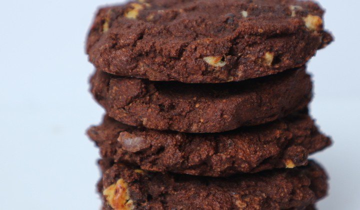 Triple chocolate protein cookie