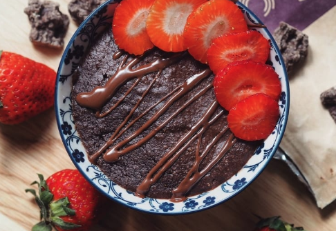 como hacer un brownie vegano