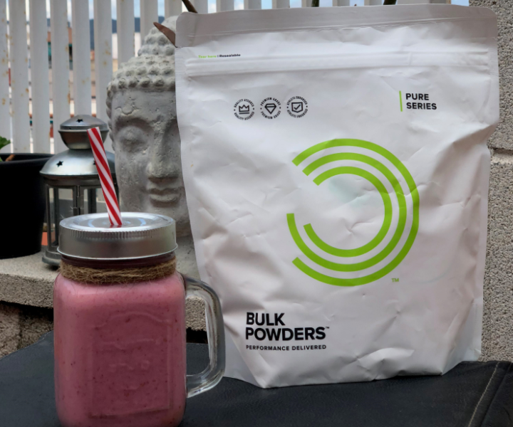 batido detox de frambuesa