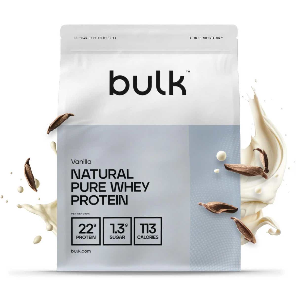 Protéine Whey En Poudre Vanille Bulk Powders - 1 Kg - Pour Musculation Et Fitness - Neuf