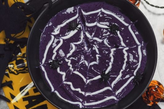 Spiderwed Smoothie Bowl Halloween Recipe | BulkPowders® Core