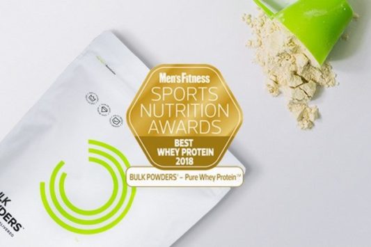 Mens Fitness Sports Nutrition Awards Best Whey Protein 2018 | BULK POWDERS®