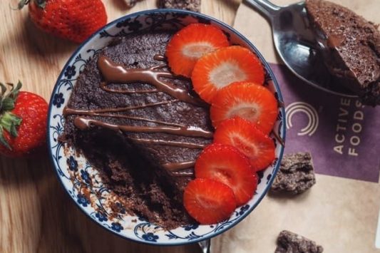 1 minute Vegan Brownie Cake | BULK POWDERS® Core Ireland