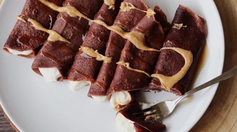 crepes al cacao