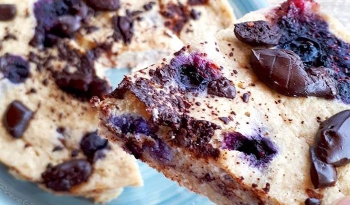 torta ai mirtilli