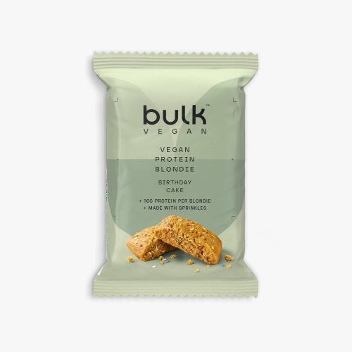Vegansk proteinblondie 
