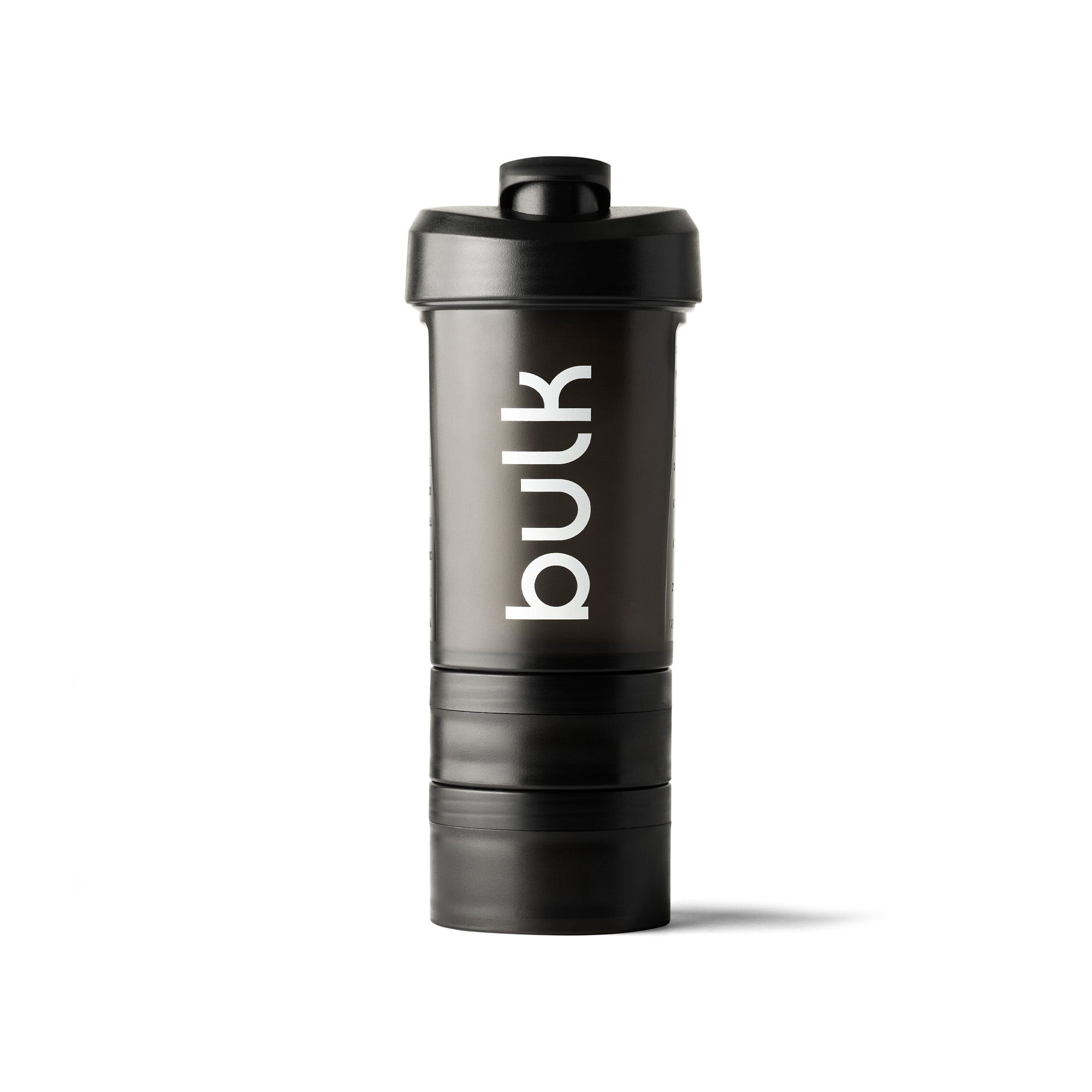 Protein shaker with compartment top