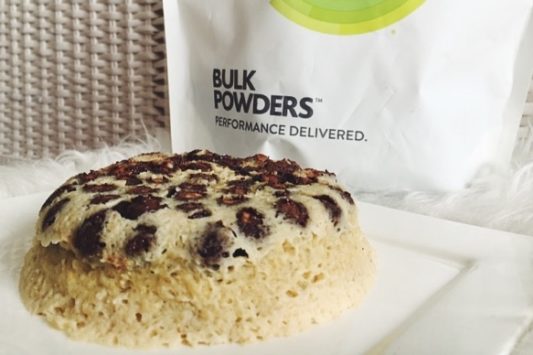 chocolade wei-eiwit mugcake