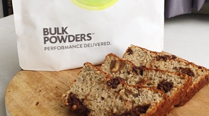 cake bananenbrood met chocolade - bulk powders