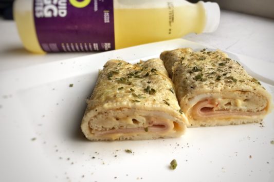 egg wrap - protein wrap - wrap met ei en kipfilet