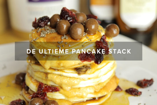 Protein Pancake stack - proteine pannenkoeken stapel