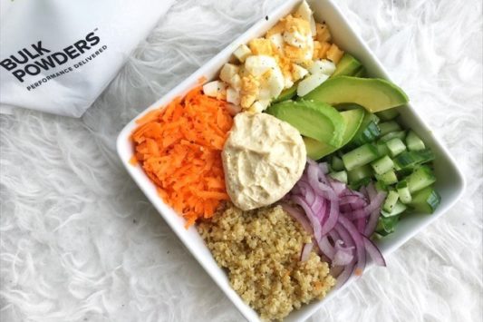 high protein quinoa bowl bulk powders NL