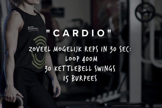 Crossfit WOD - CARDIO - bulk powders NL