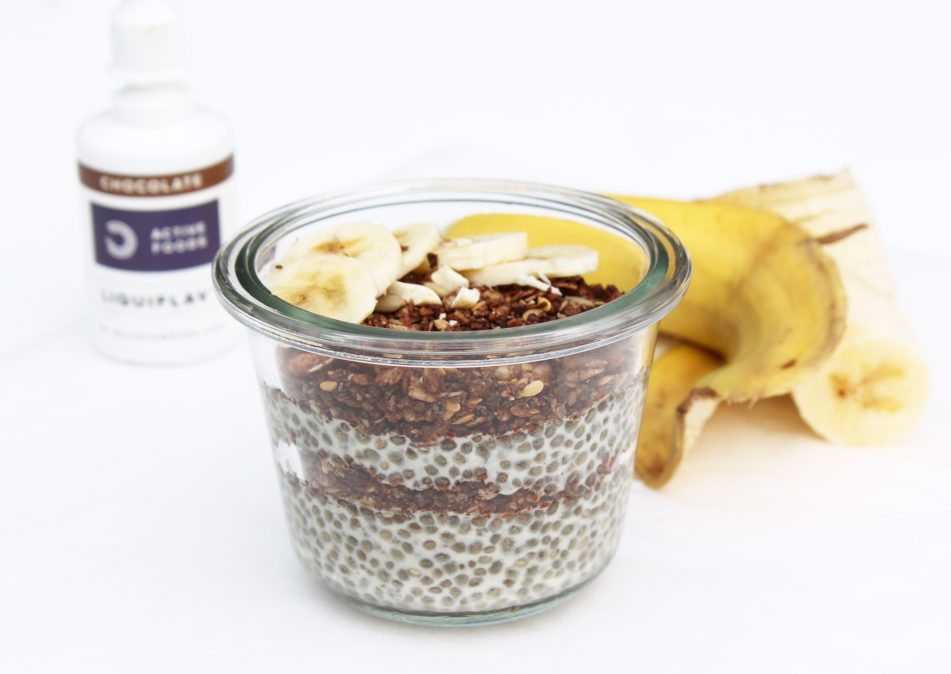 eiwitrijke choclade-chia pudding - Bulk Powders - Foodlies