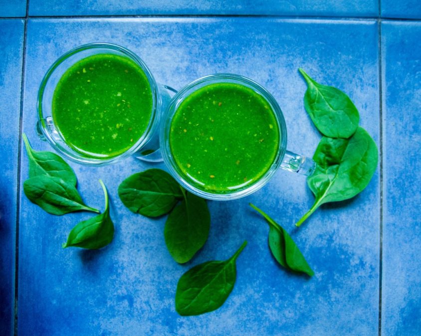 Green & lean smoothie spinazie