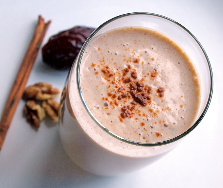 Nutty Smoothie met whey protein nl bulk powders