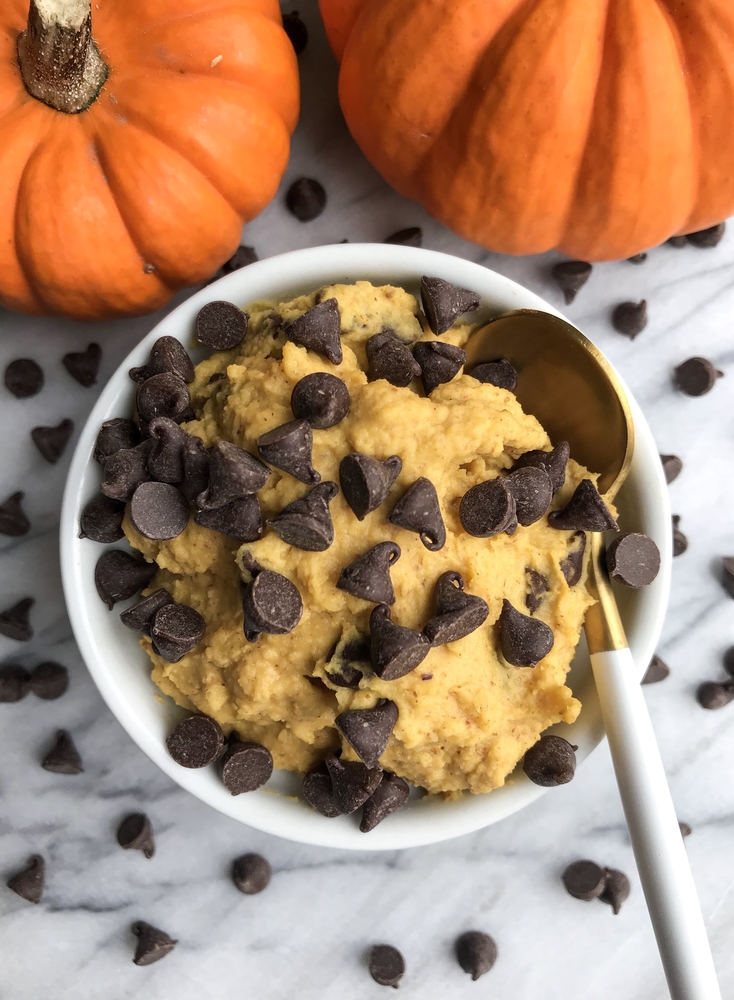 pompoen cookie dough met chocolade | BULK POWDERS