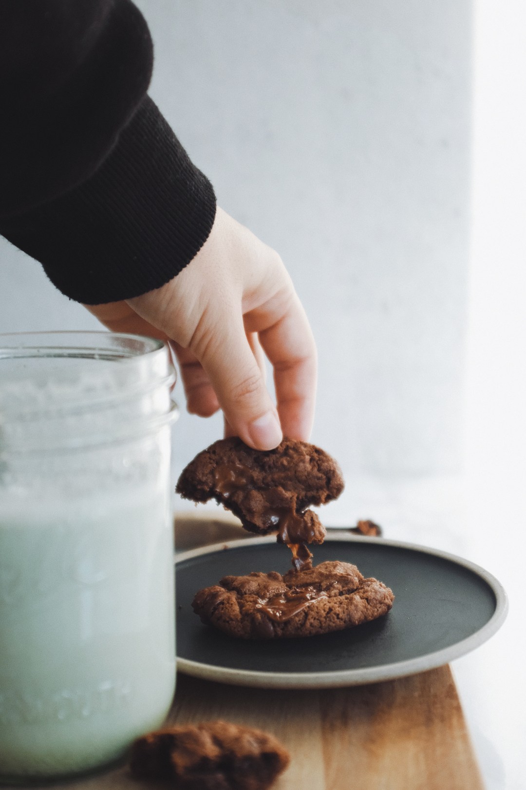 Zeezout karamel koekjes met melk | BULK POWDERS