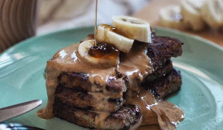 vegan french toast banaan
