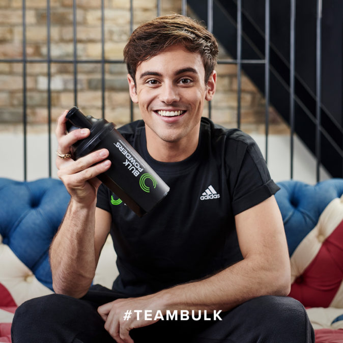 Tom Daley atleta Bulk Powders