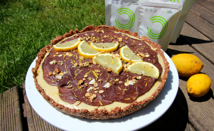 Tarte de Limão com Biomassa de Banana Verde – Receita