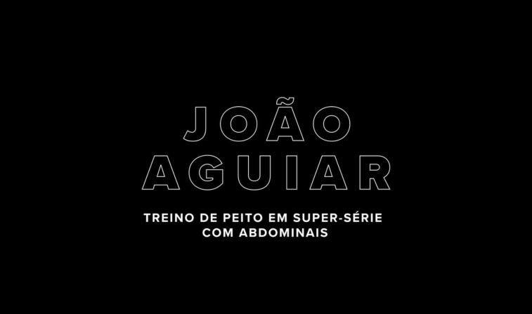 Treino de Peito em super-série com abdominais