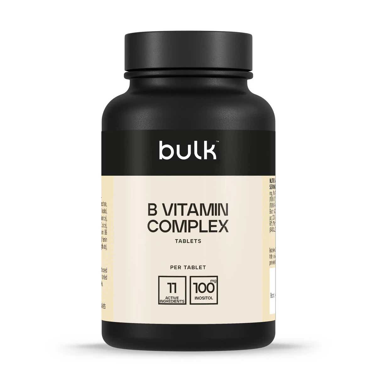B-vitaminkomplex | Energi & välbefinnande | Bulk™