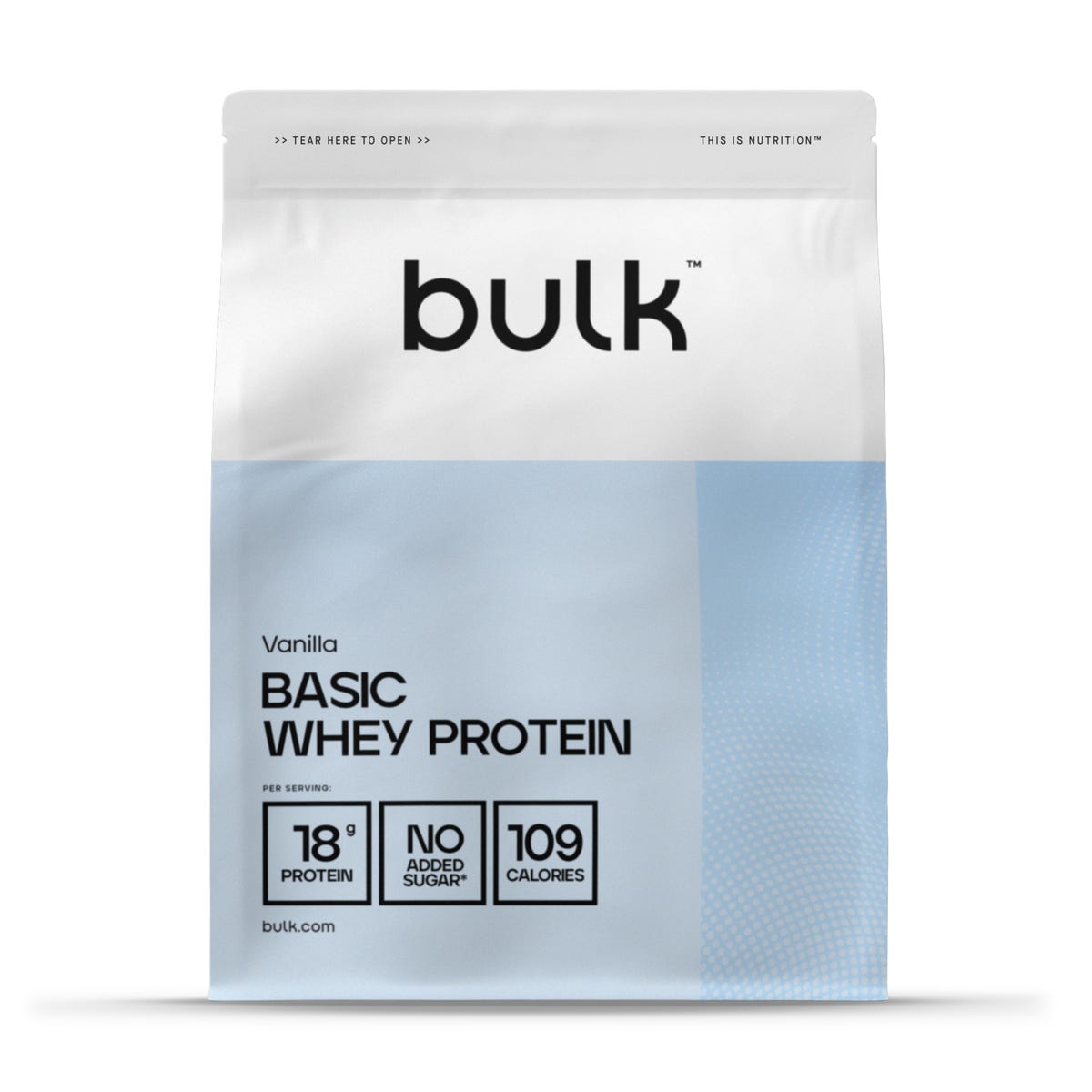 Basic Vassleprotein | Prisvärt erbjudande: 18 g protein per shake | Bulk™