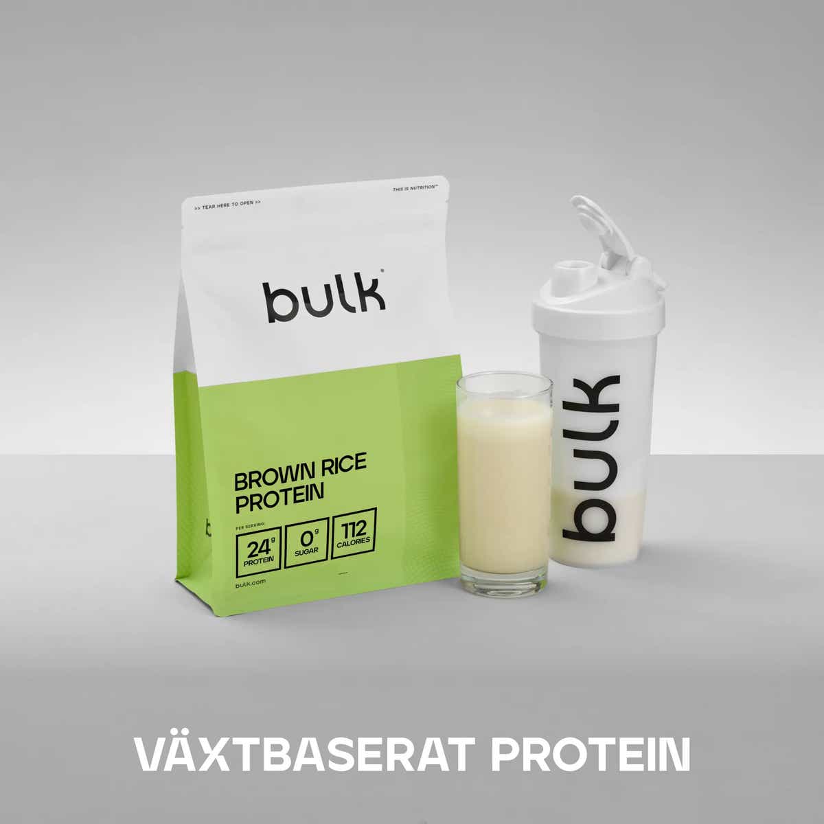 Brunt risprotein | 24g protein, inget socker | Bulk™