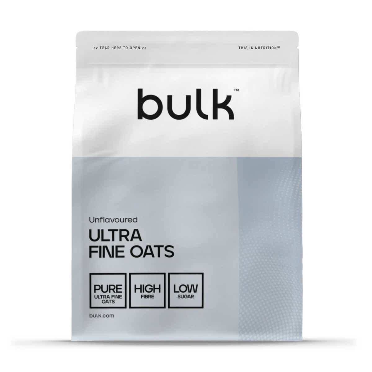 Ultrafin havre | Lågt socker högt fiberpulver | Bulk™