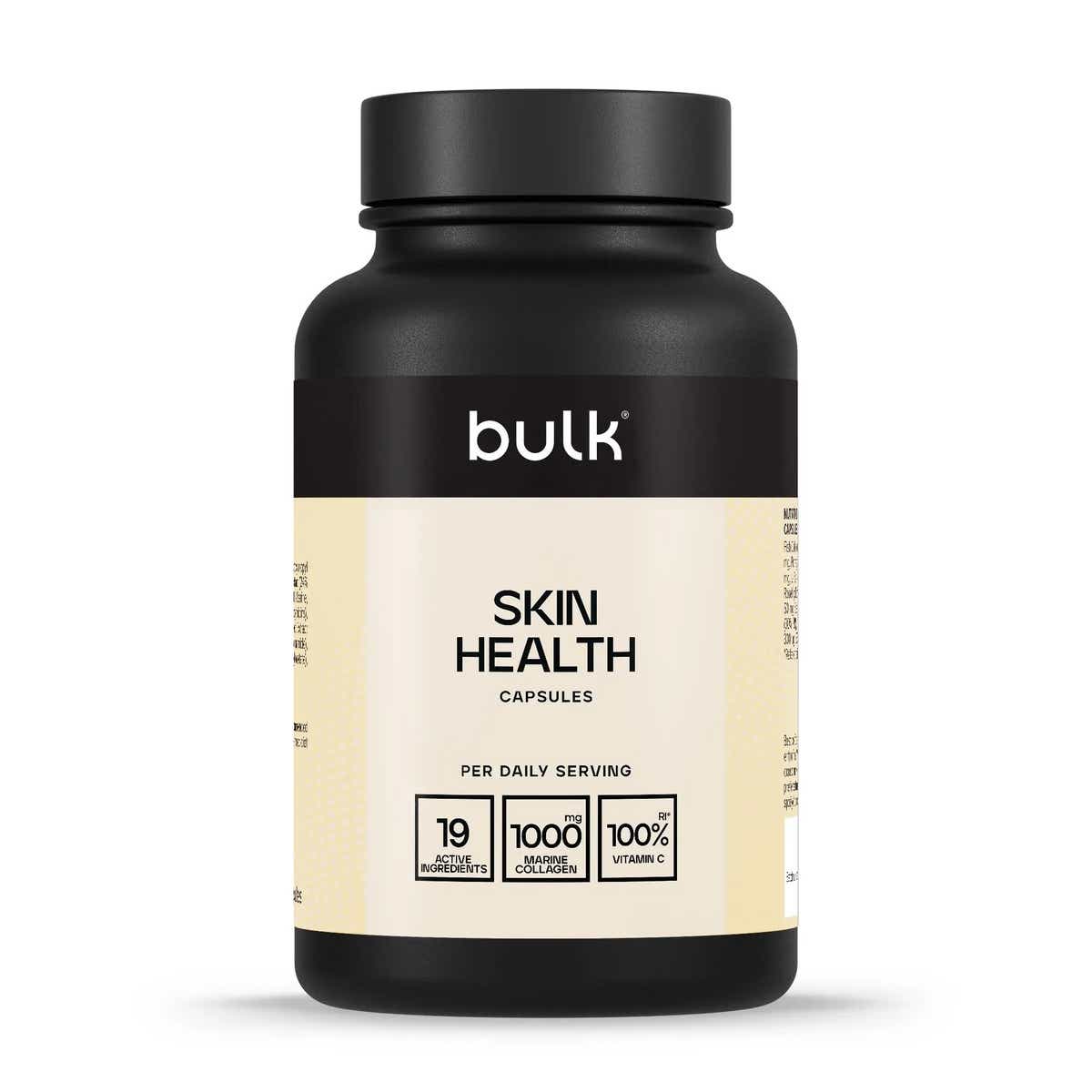 Hudhälsakapslar | 7 aktiva ingredienser | Bulk™