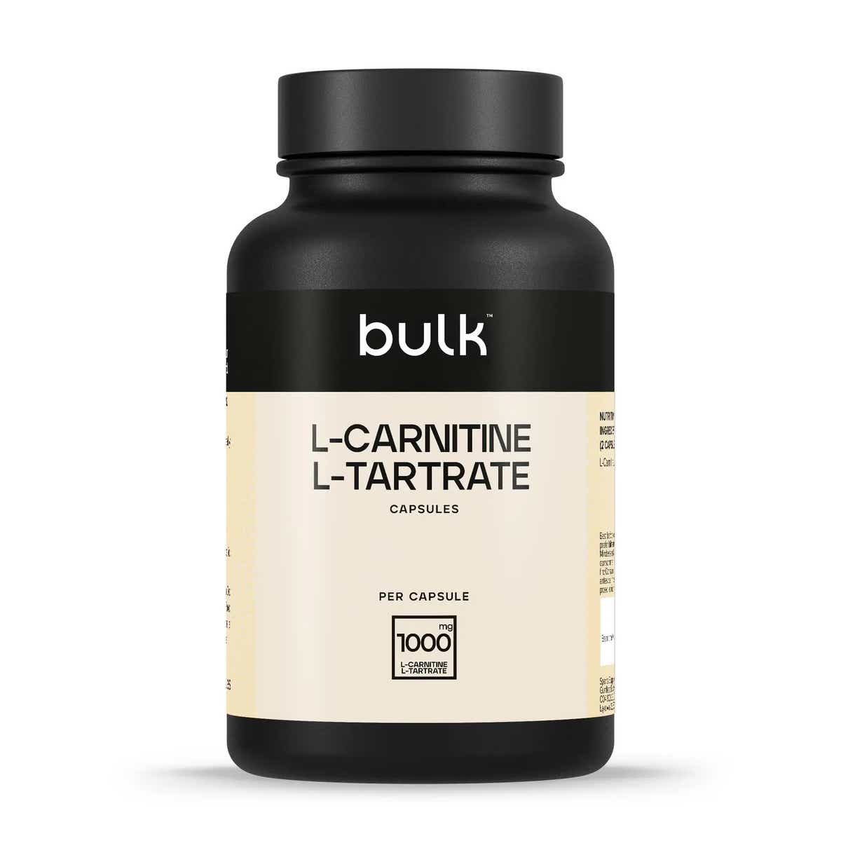 L-karnitinkapslar | Premium L-tartratformel | Bulk™