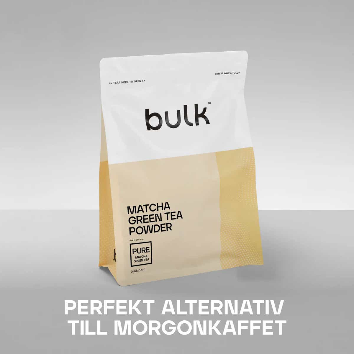 Matcha grönt tepulver | 100 % rent grönt te | Bulk™