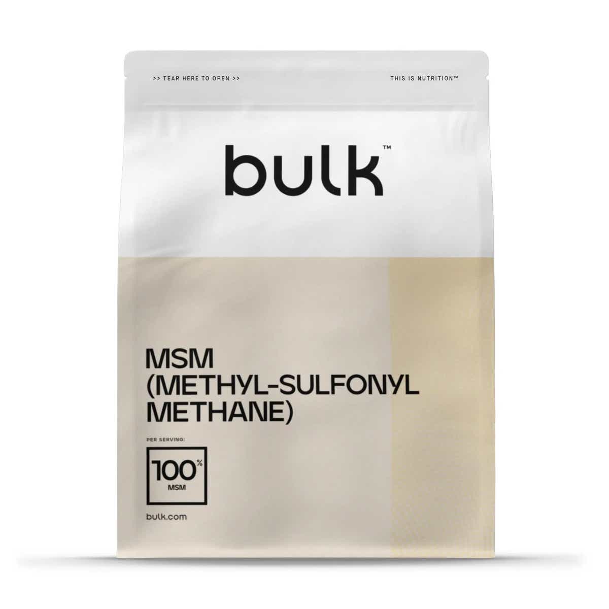 MSM-pulver | 100 % ren & ekologisk | Bulk™