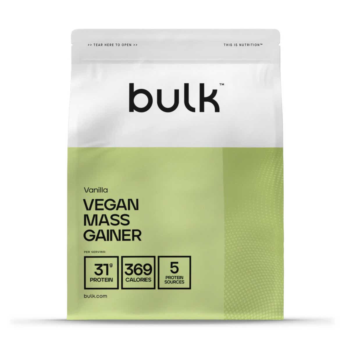 Vegan Mass Gainer | Växtbaserad viktökningsskakning | Bulk™