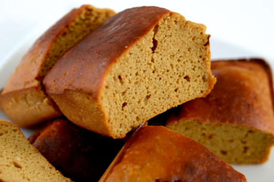 Toffee Popcorn Peanut Butter Bread