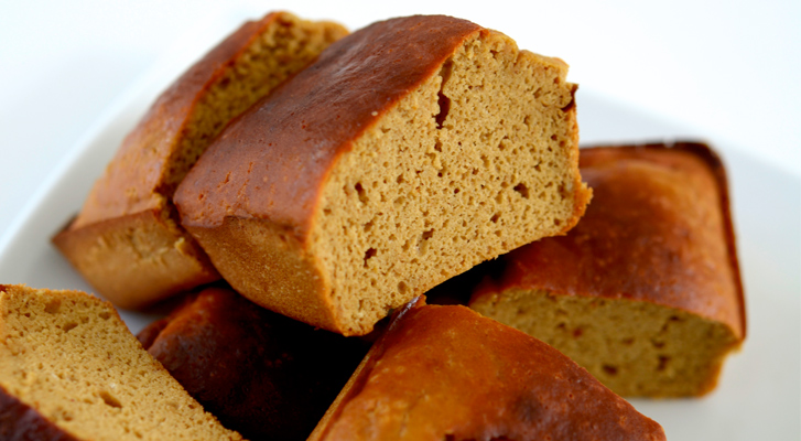 Toffee Popcorn Peanut Butter Bread