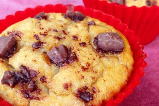 Banana Choc Chip Cakes